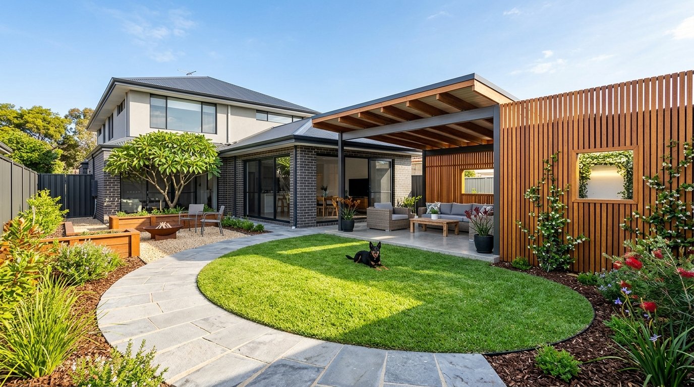 Complete residential garden renovation in Perth by Dawson Landscaping